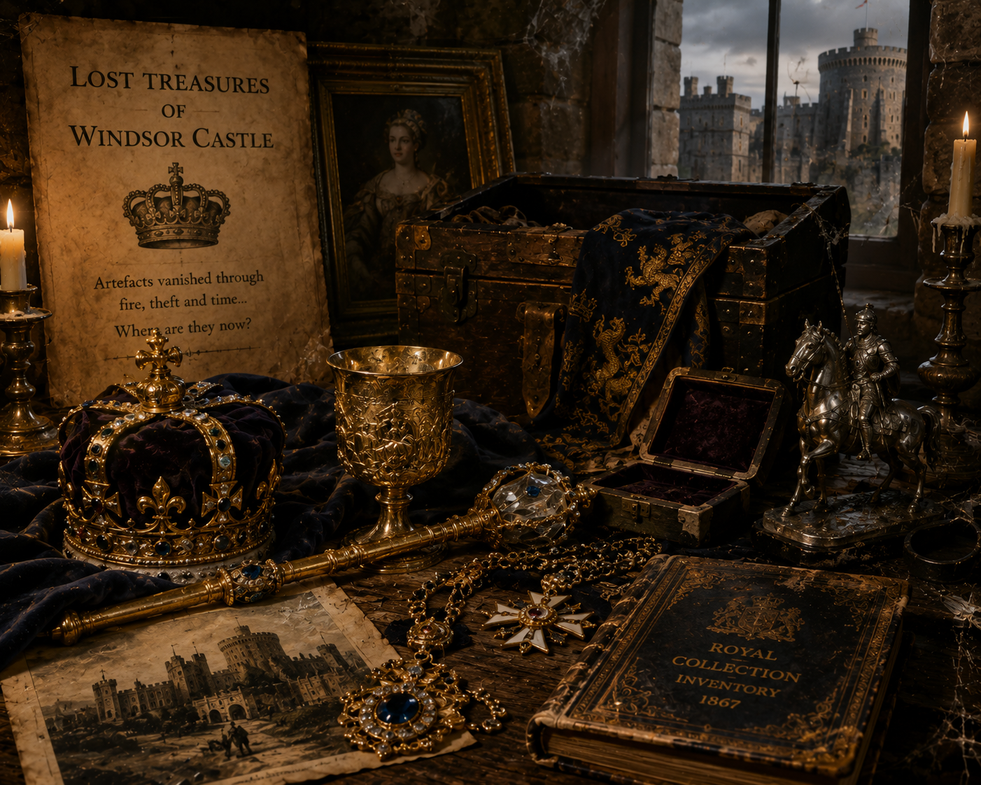 👑 Lost Treasures of Windsor Castle: The Mystery of Missing Royal Artefacts