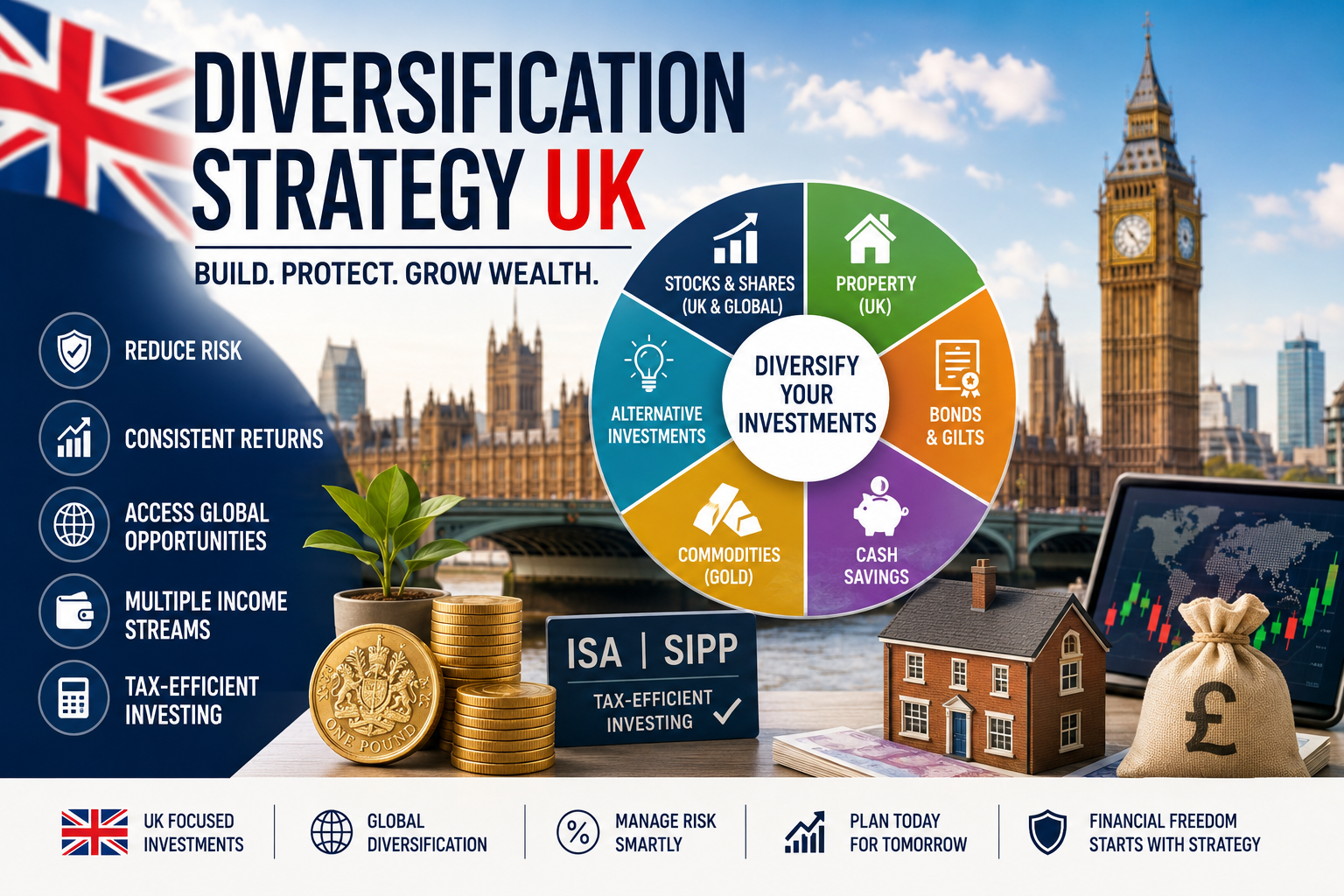 📈 Diversification Strategy UK: How to Build and Protect Wealth in Britain