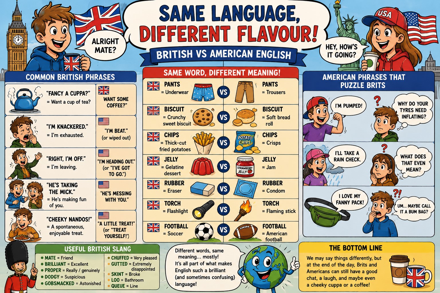 Lost in Translation: British Phrases That Leave Americans Scratching Their Heads