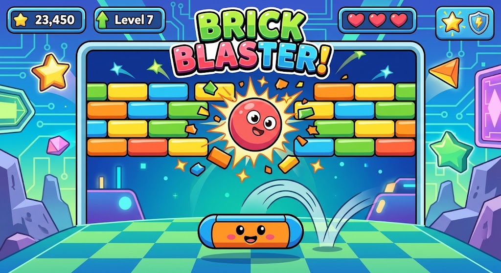Castle Brick Breaker – Nine Levels of Brick-Breaking Fun