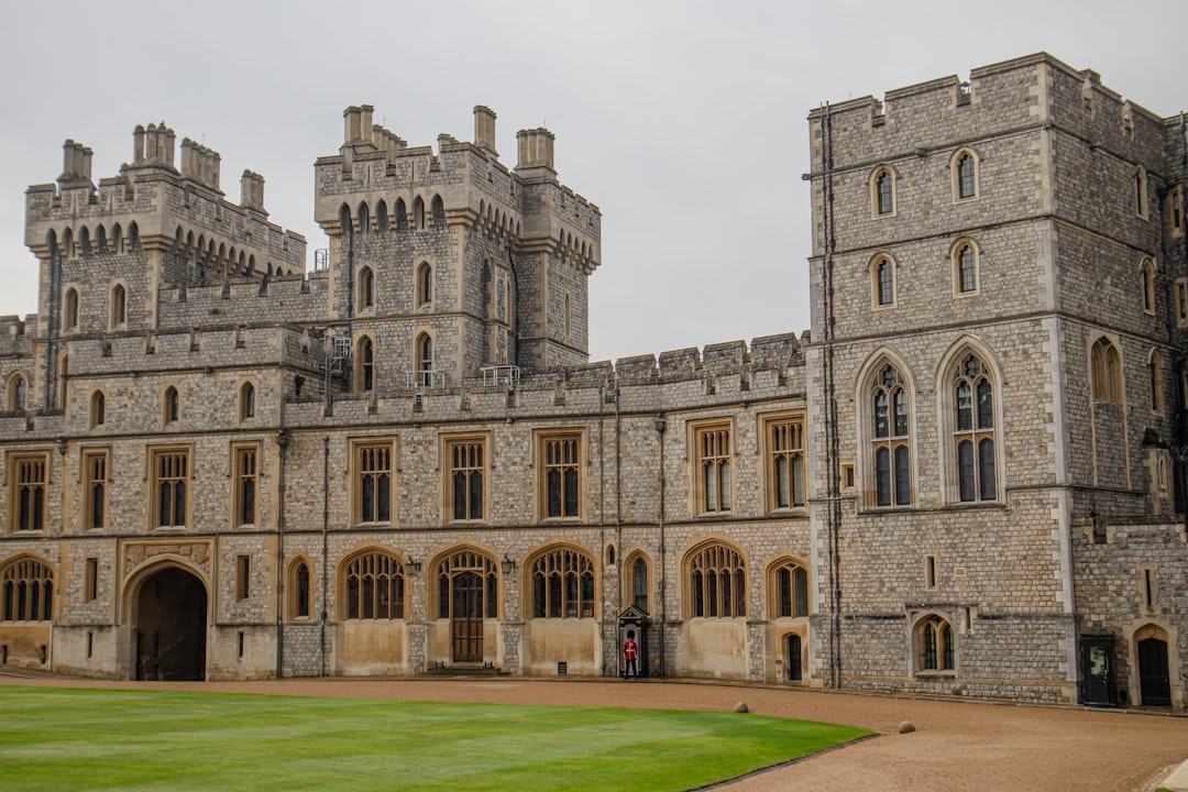 Historic walls of Windsor Castle