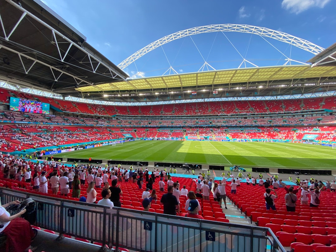 Women’s football supporters at Wembley Stadium