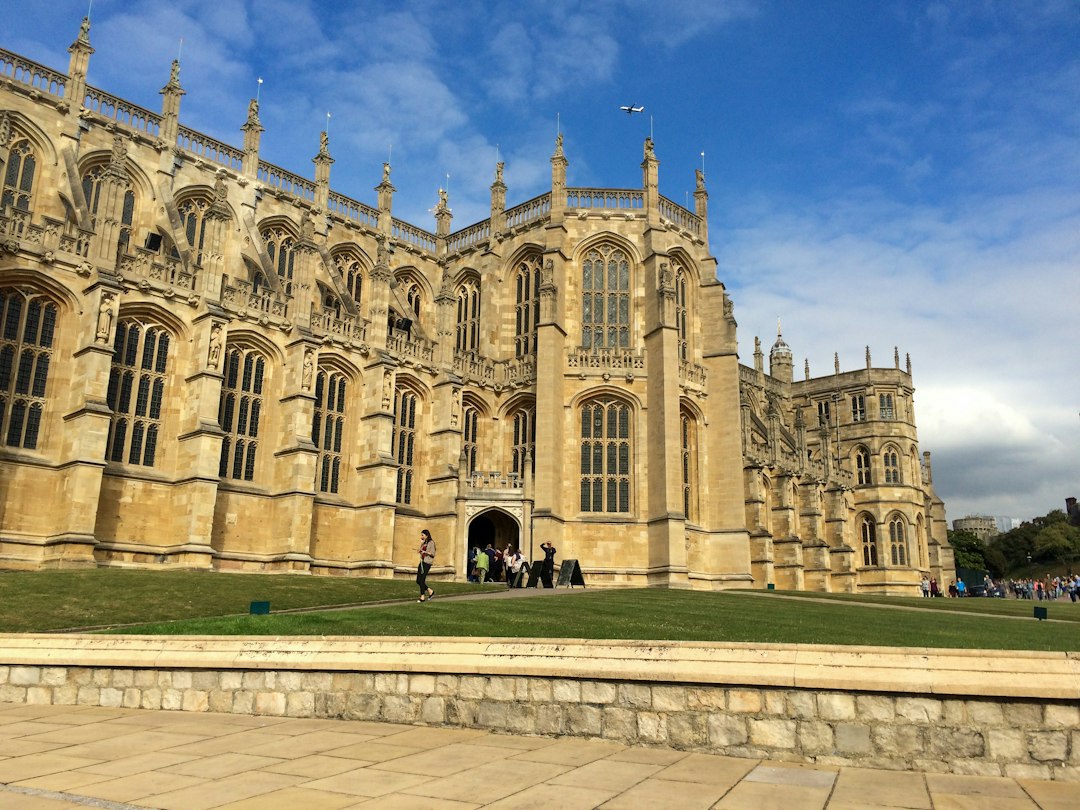 St George’s Chapel at Windsor Castle showing its historic Gothic architecture.